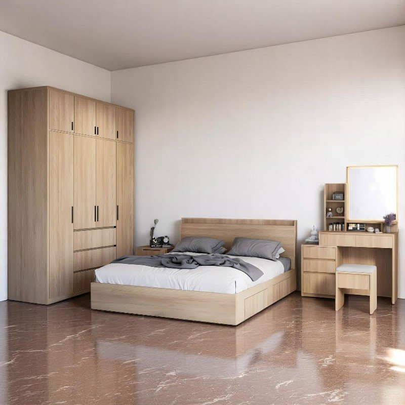 Bộ giường tủ phòng ngủ hiện đại