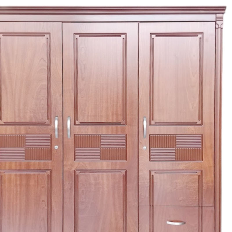Tủ Quần Áo 3 Cánh Gỗ Công Nghiệp MS 3230 - góc nghiêng