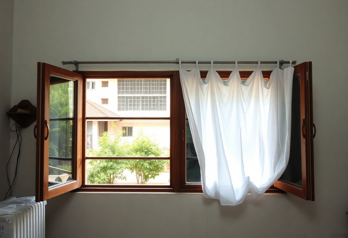 Làm sao để rèm cửa không bị mốc trở lại?