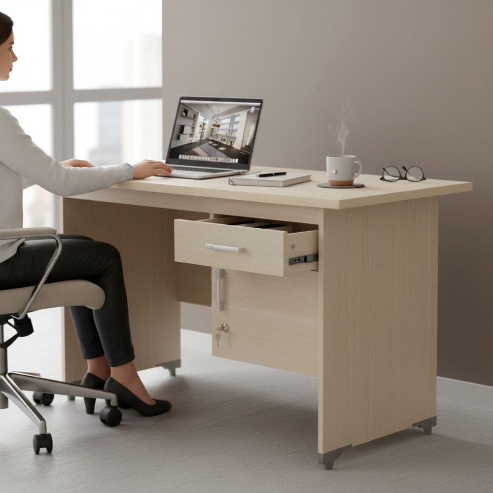 Bàn nhân viên hộc treo MS 3084 - nhìn tổng thể