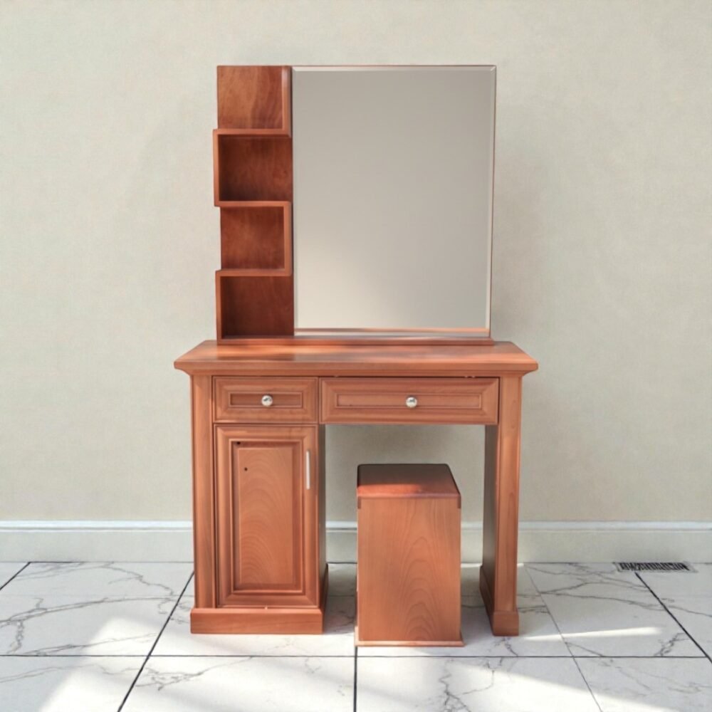 Bàn trang điểm gỗ tự nhiên hiện đại