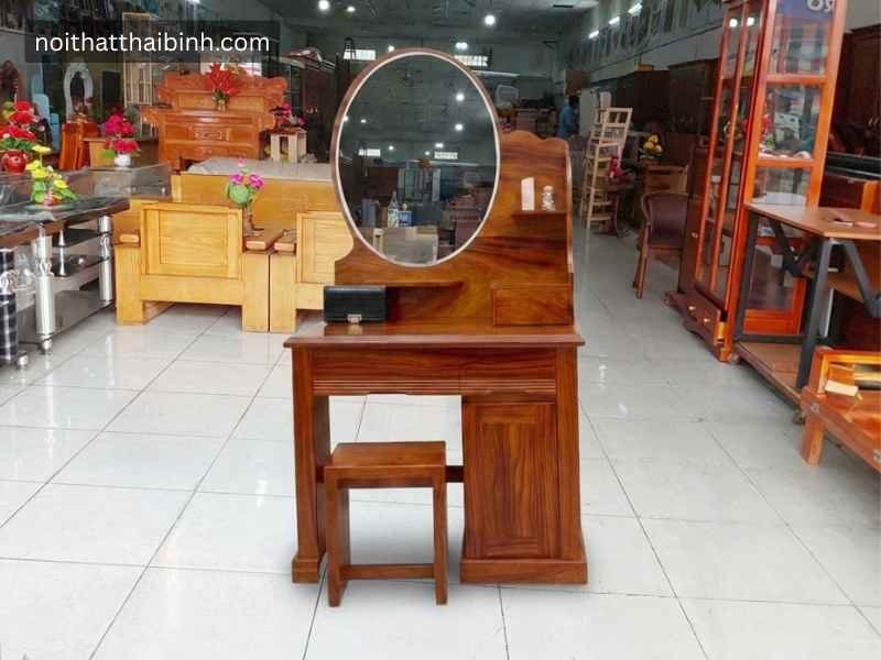 Bàn trang điểm gỗ tự nhiên vân cẩm