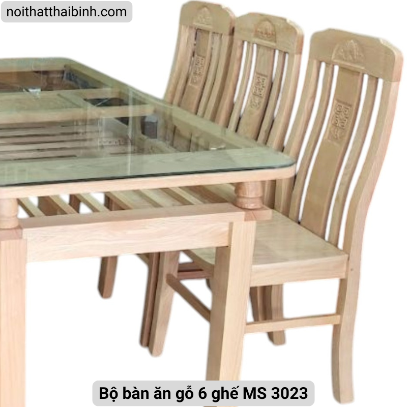 Bộ bàn ăn gỗ 6 ghế Bộ bàn ăn gỗ 6 ghế