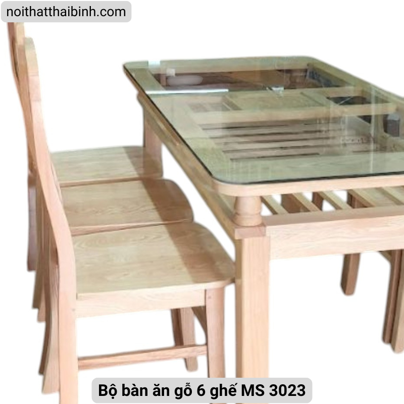 Bộ bàn ăn gỗ 6 ghế Bộ bàn ăn gỗ 6 ghế