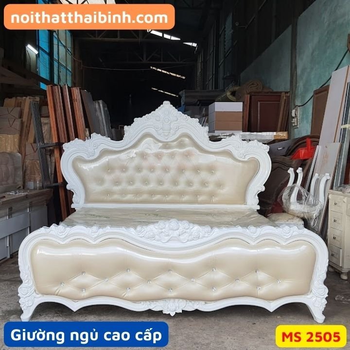 Giường ngủ tân cổ điển cao cấp