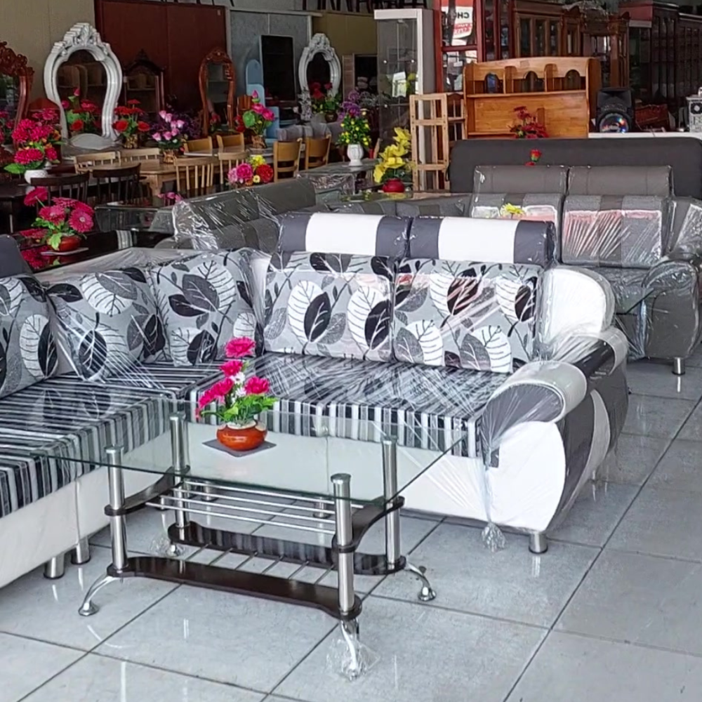 Bộ sofa góc phòng khách MS 3364 - góc nghiêng