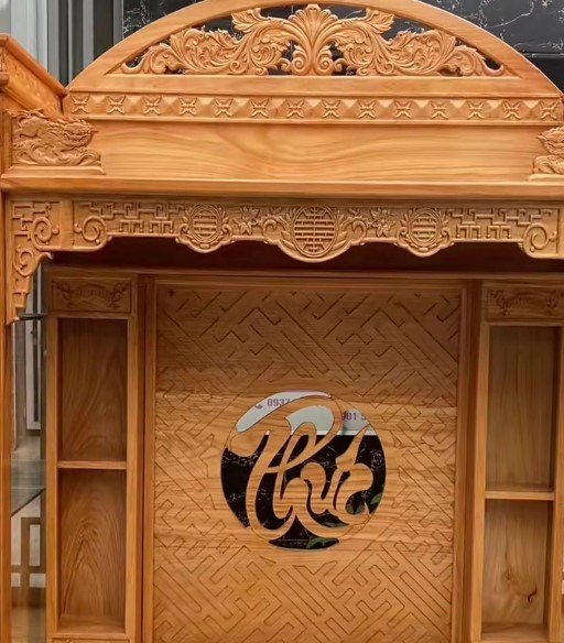 Kệ tivi kết hợp bàn thờ MS 3324 - nhìn tổng thể