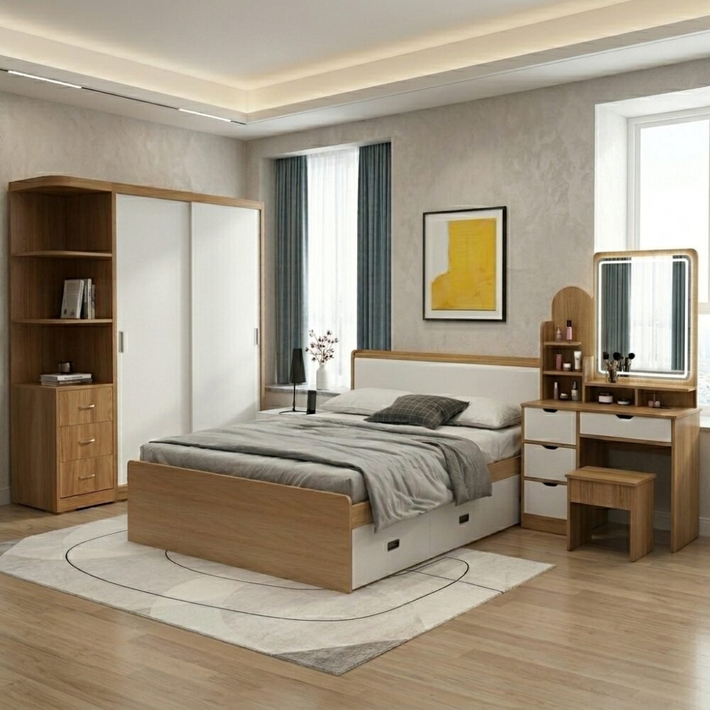 Combo Nội Thất Phòng Ngủ Hiện Đại MS 3433