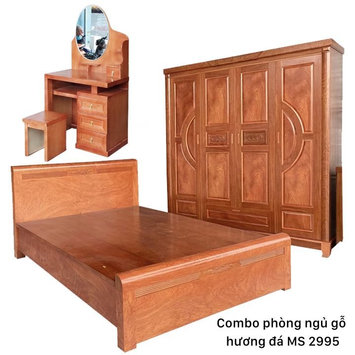 Combo phòng ngủ gỗ hương đá Combo phòng ngủ gỗ hương đá