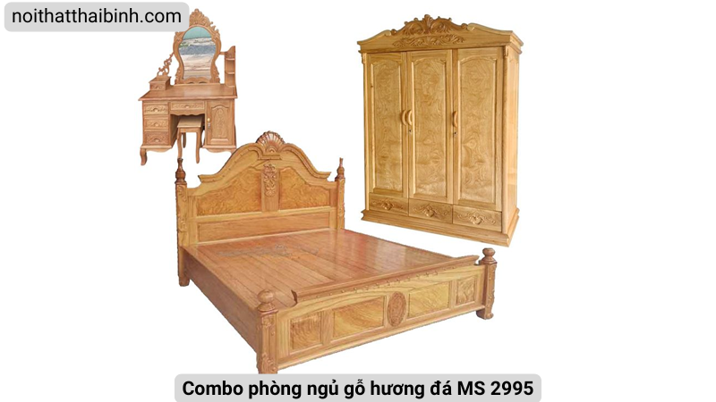 Bộ phòng ngủ gỗ gõ đỏ tự nhiên Bộ phòng ngủ gỗ gõ đỏ tự nhiên