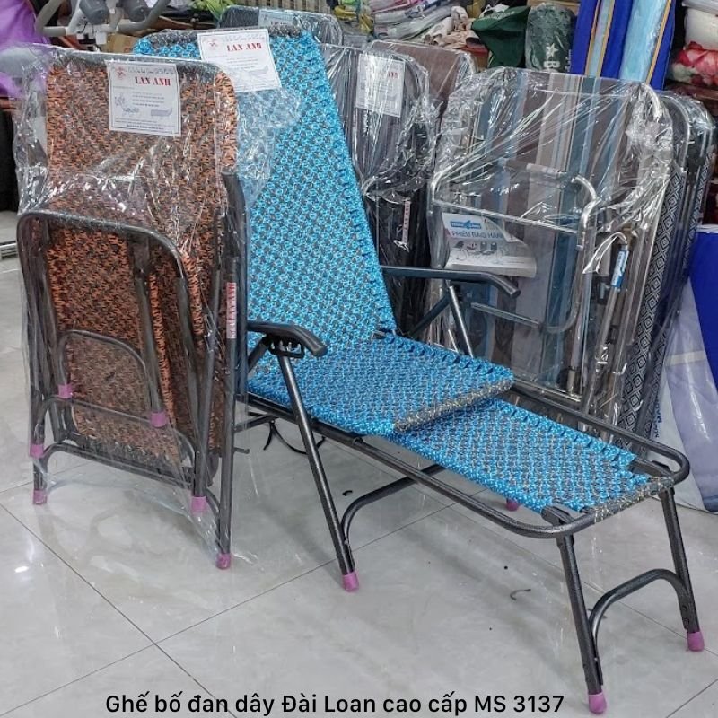 Ghế bố đan dây Đài Loan cao cấp Ghế bố đan dây Đài Loan cao cấp