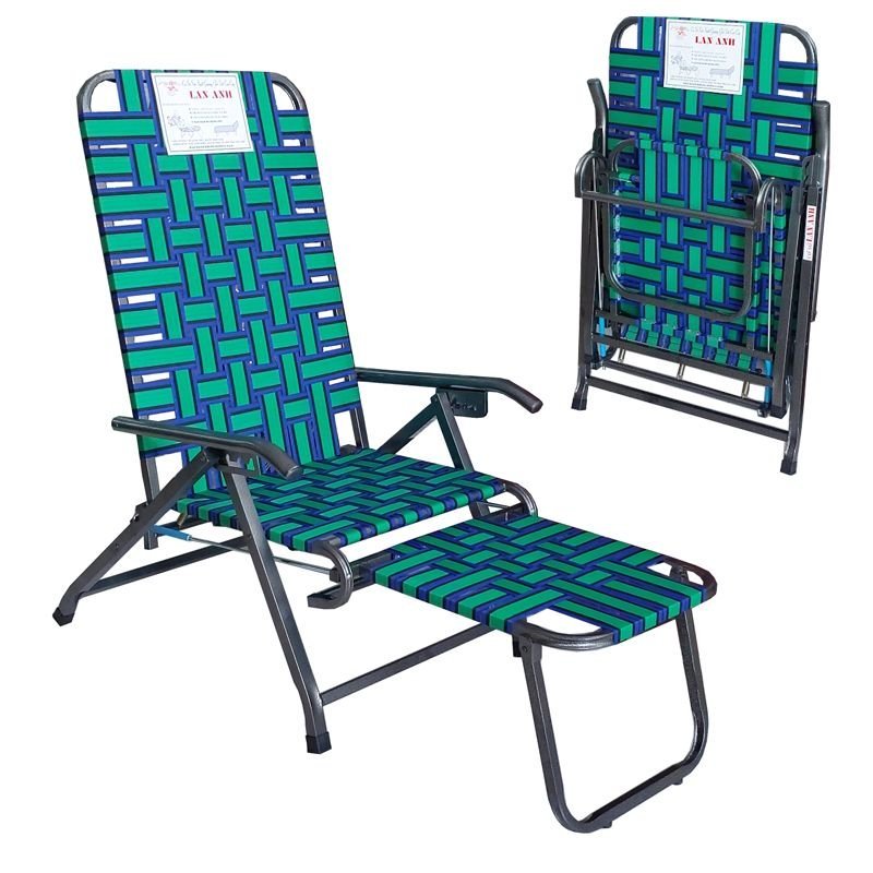 Ghế xếp đan dây dù bảng lớn MS 3064 | Giao hàng hỏa tốc - bề mặt hoàn thiện