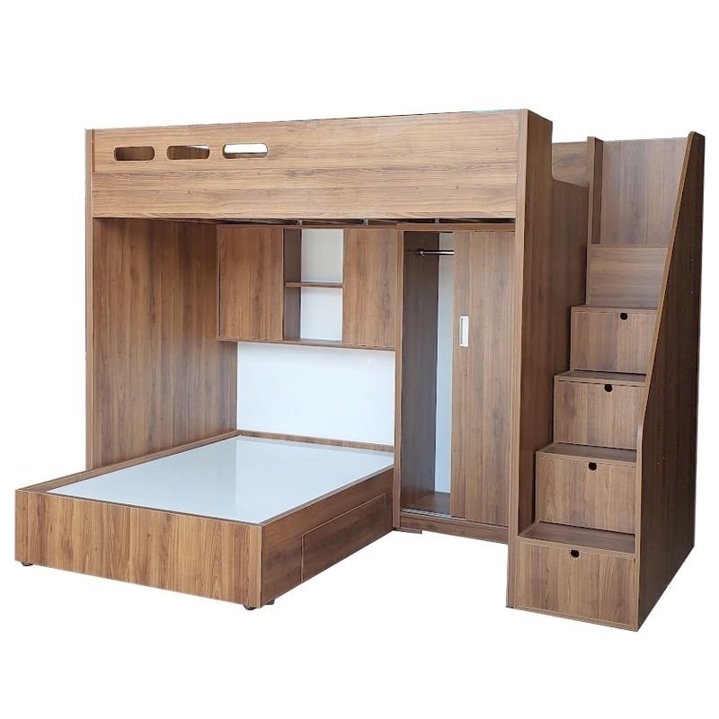 Giường 2 tầng kết hợp tủ quần áo