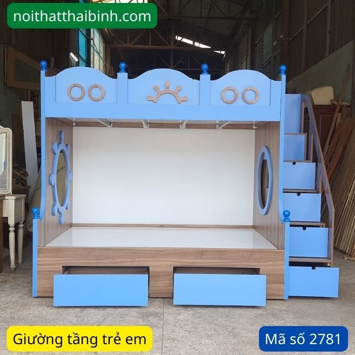 Mẫu giường tầng cho bé