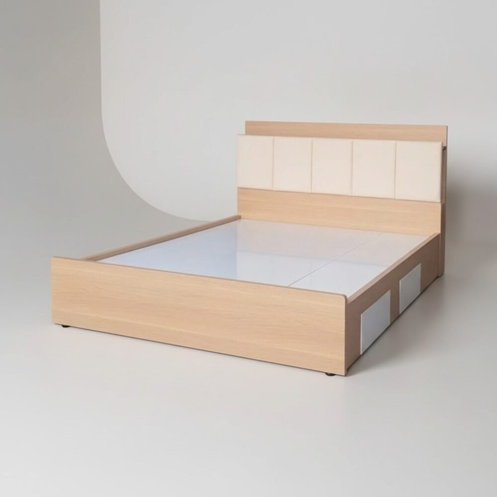 Giường ngủ 1m8 trong combo nội thất phòng ngủ hiện đại