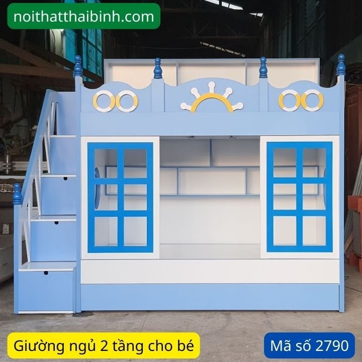 Giường tầng cho bé trai và gái