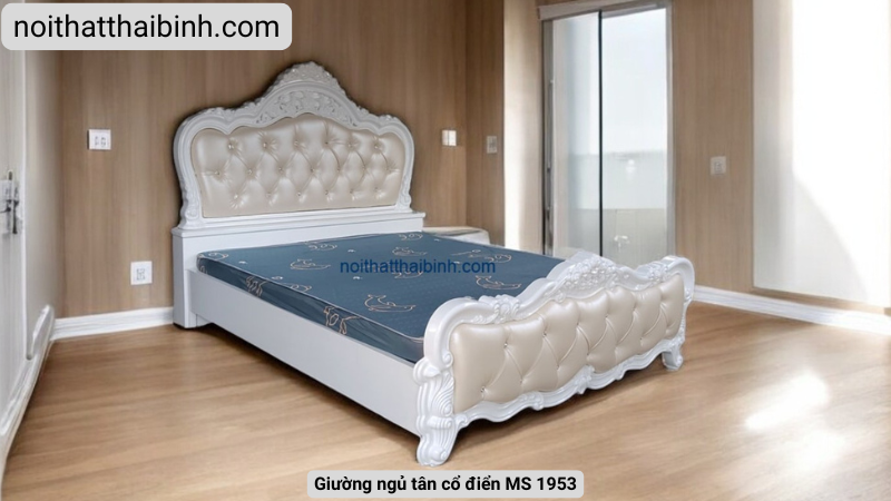 Giường ngủ tân cổ điển MS 1953
