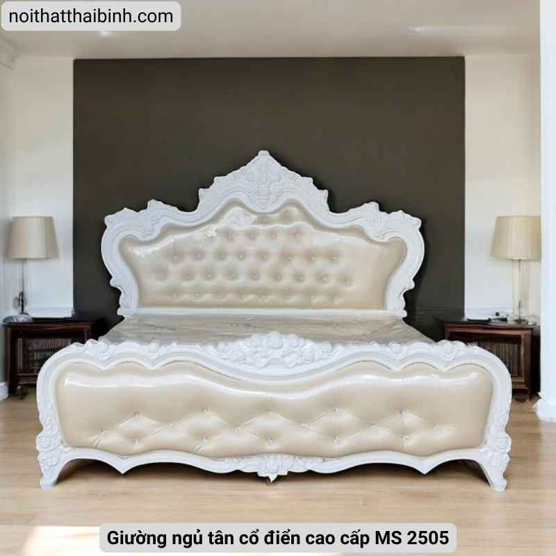Giường ngủ tân cổ điển cao cấp