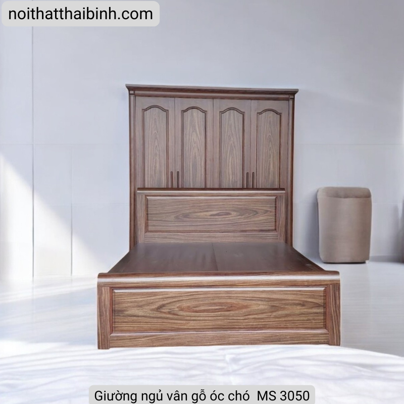 Giường gỗ óc chó Giường gỗ óc chó