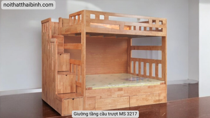 Giường Tầng Gỗ Tự Nhiên Giường Tầng Gỗ Tự Nhiên