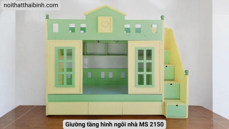Giường tầng hình ngôi nhà MS 2150