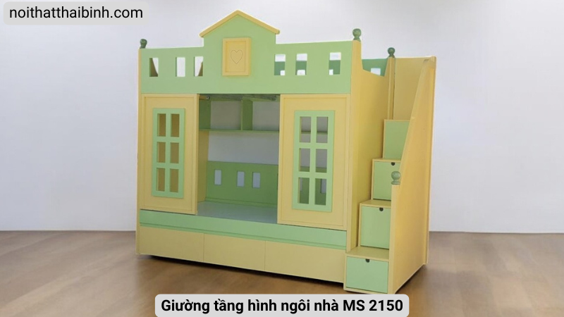 Giường tầng hình ngôi nhà