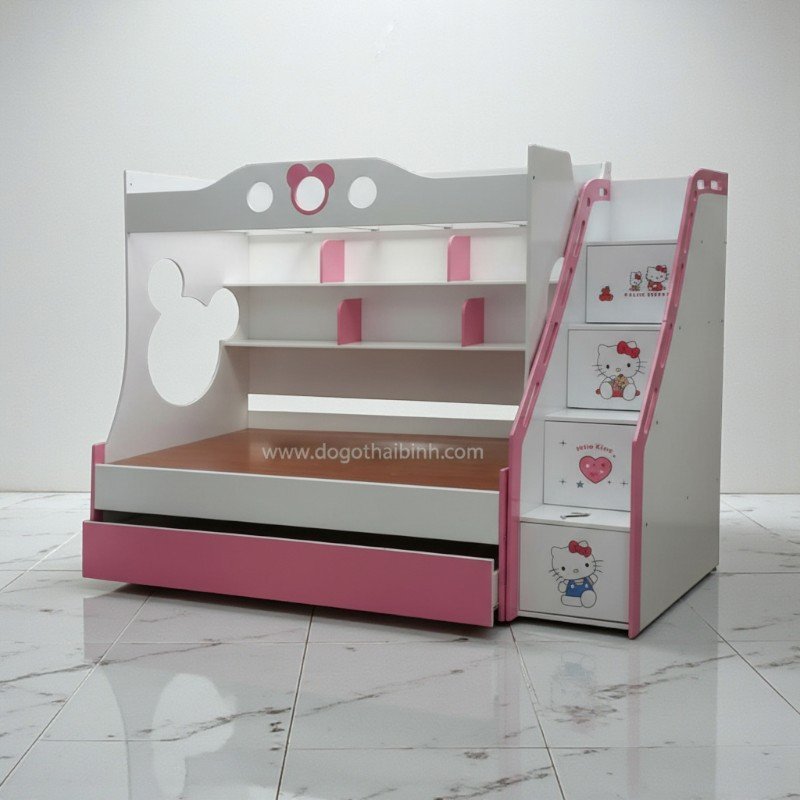 Giường tầng trẻ em MS 8914 - nhìn tổng thể