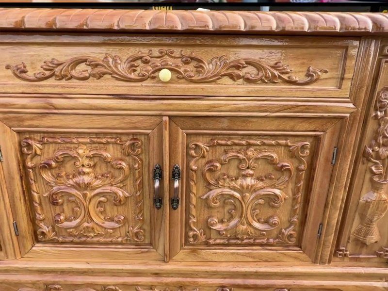 Kệ tivi gỗ gõ đỏ tự nhiên Kệ tivi gỗ gõ đỏ tự nhiên