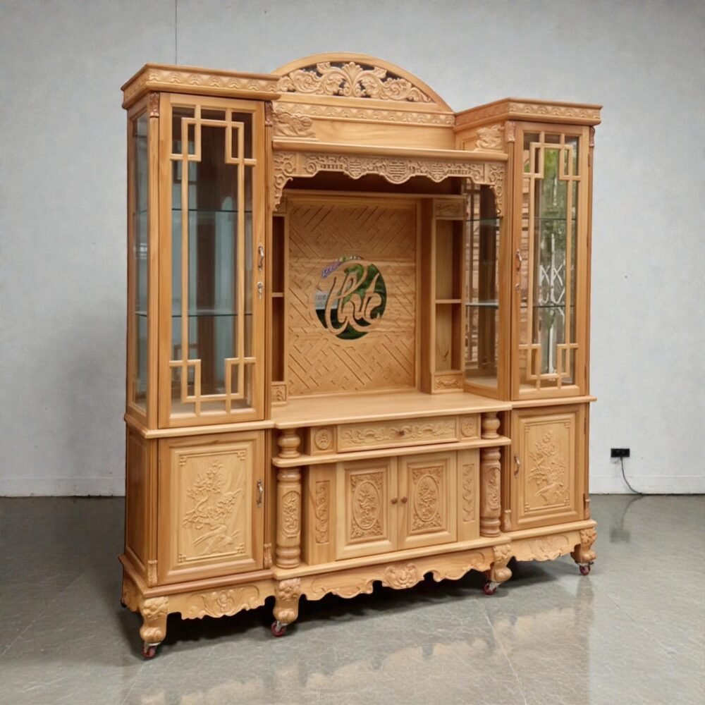 Kệ tivi kết hợp bàn thờ MS 3324