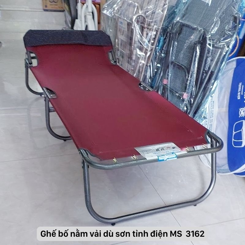 Giường bố vải dù sơn tỉnh điện Giường bố vải dù sơn tỉnh điện