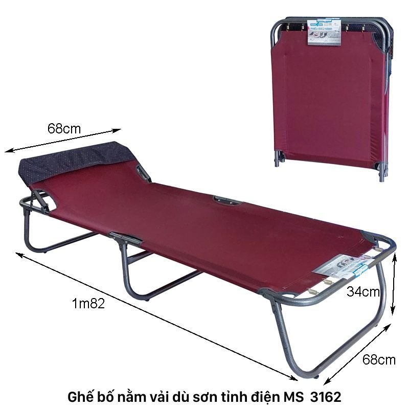 Giường bố vải dù sơn tỉnh điện Giường bố vải dù sơn tỉnh điện
