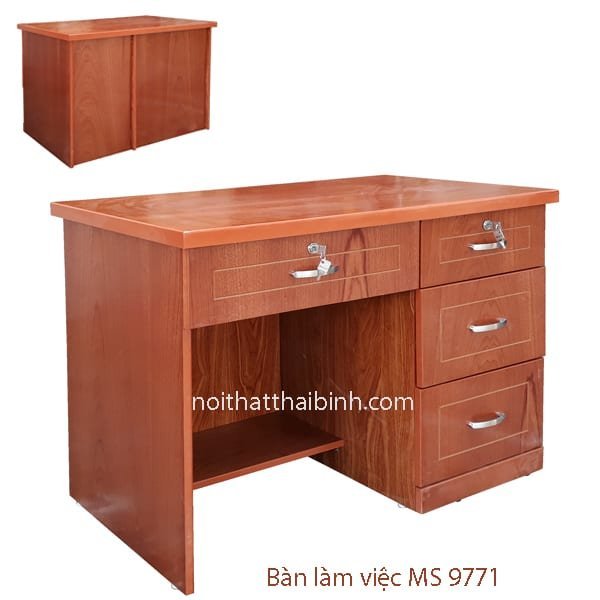 Mẫu bàn làm việc gỗ đẹp