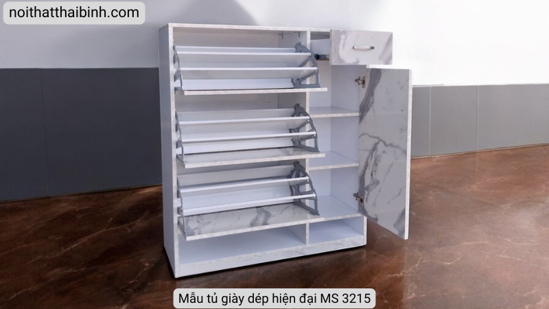 Mẫu tủ giày dép hiện đại