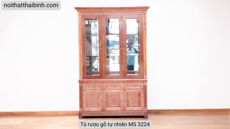 Mẫu tủ rượu phòng khách