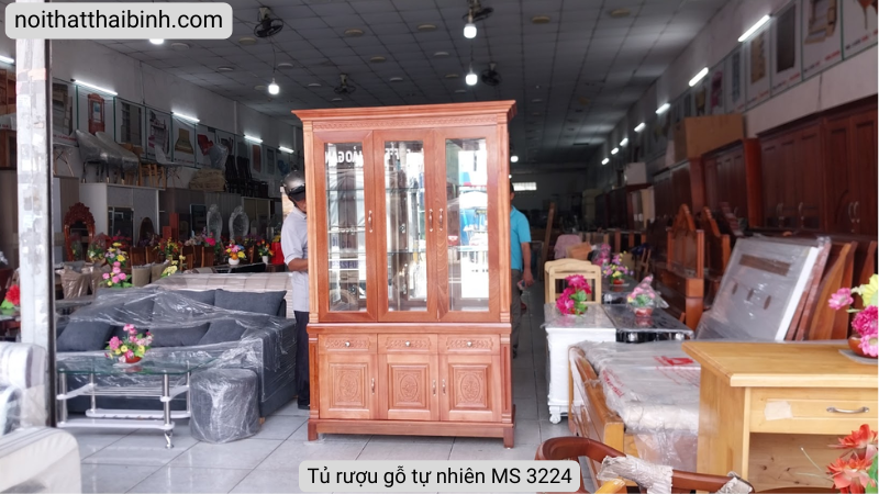 Mẫu tủ rượu phòng khách