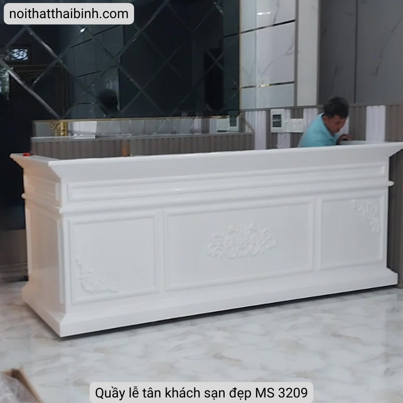 Quầy lễ tân khách sạn đẹp