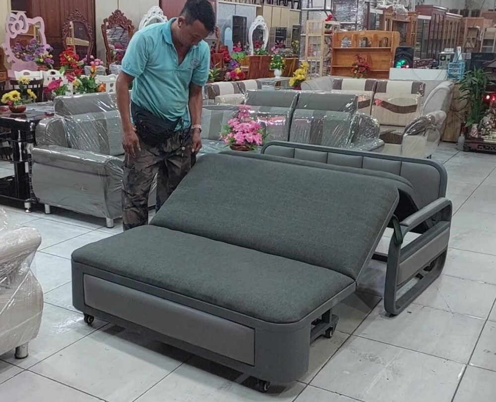 Chi tiết ghế sofa kéo ra thành giường thông minh Ghế sofa kéo ra thành giường thông minh MS 3326 - nhìn tổng thể