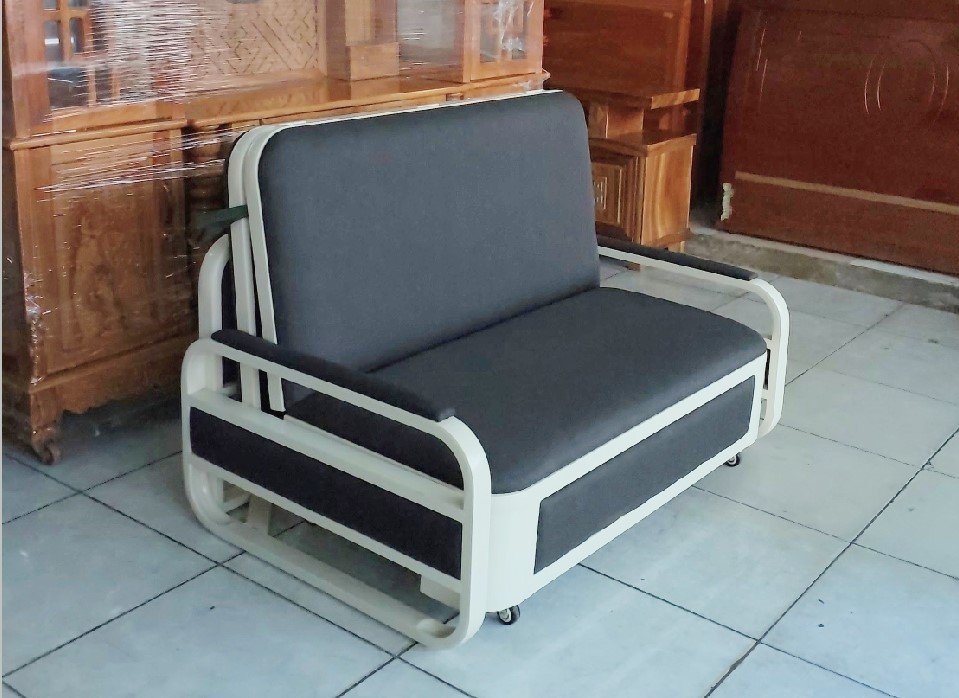Sofa giường kéo đa năng khung sắt sơn tĩnh điện bền đẹp