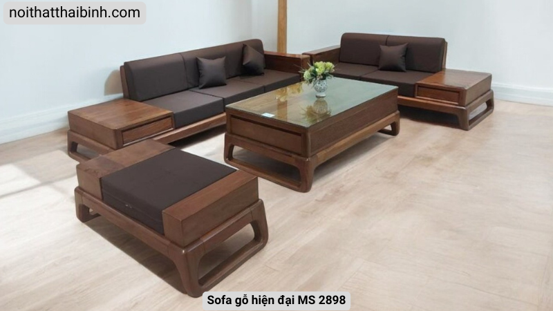 Sofa gỗ hiện đại gỗ sồi tự nhiên Sofa gỗ hiện đại gỗ sồi tự nhiên