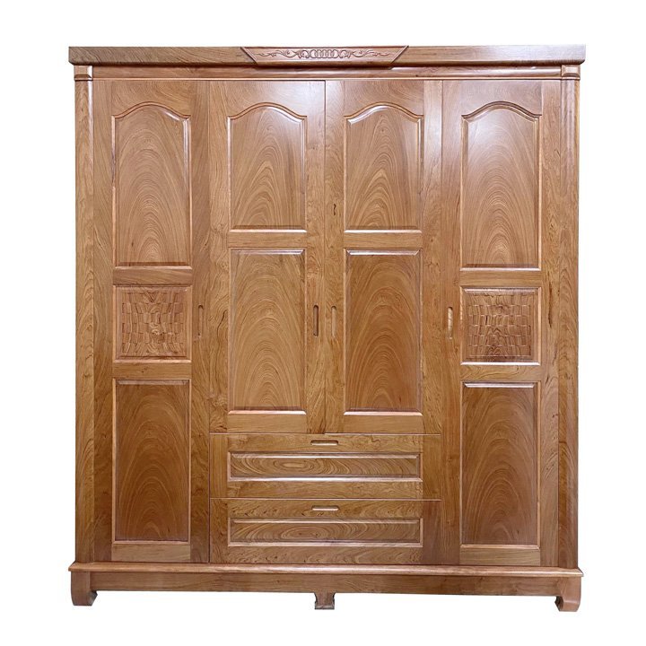 Tủ quần áo gỗ hương xám 2m
