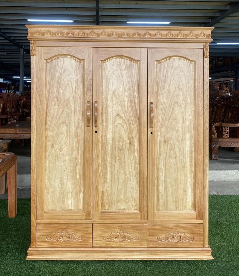 Tủ đựng quần áo bằng gỗ MS 3088