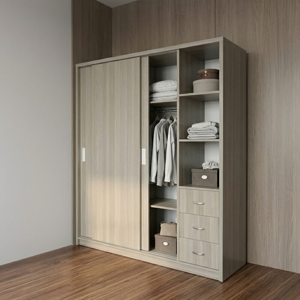 Bộ giường tủ phòng ngủ hiện đại MS 3443