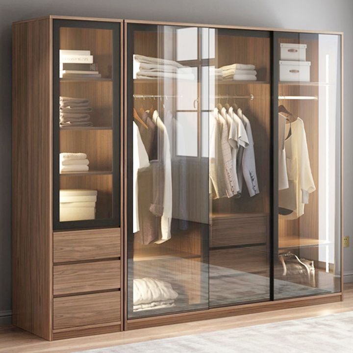 Nơi bán tủ quần áo cửa kính cường lực