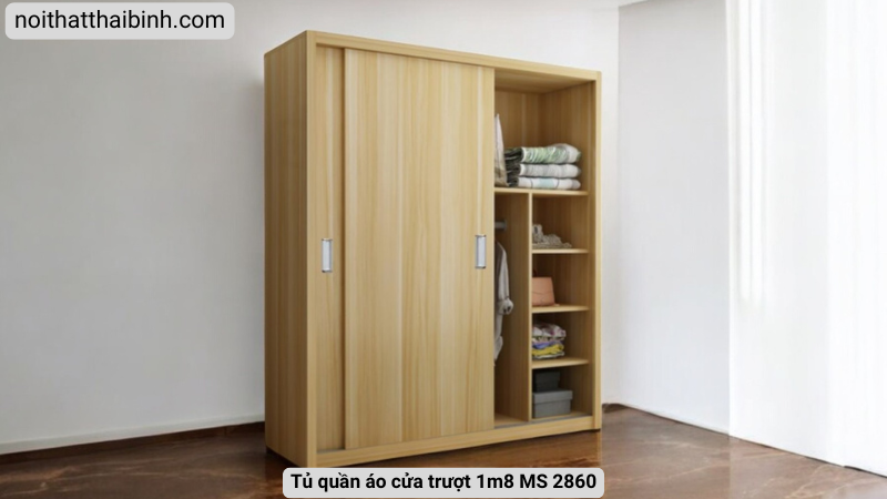 Tủ quần áo cửa trượt 1m8 Tủ quần áo cửa trượt 1m8