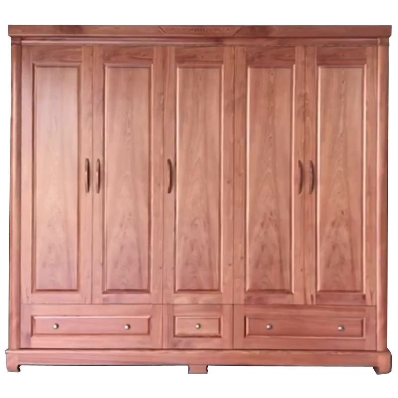 Tủ quần áo gỗ tự nhiên 5 cánh Tủ quần áo gỗ tự nhiên 5 cánh