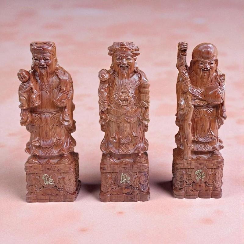 Tượng Tam Đa Gỗ Hương Đá