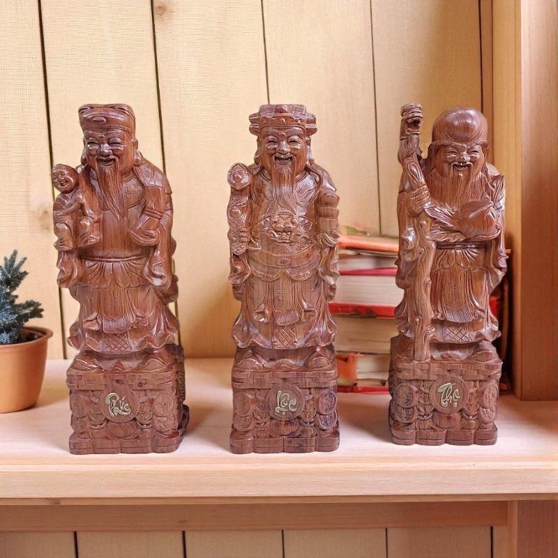 Tượng Tam Đa Gỗ Hương Đá