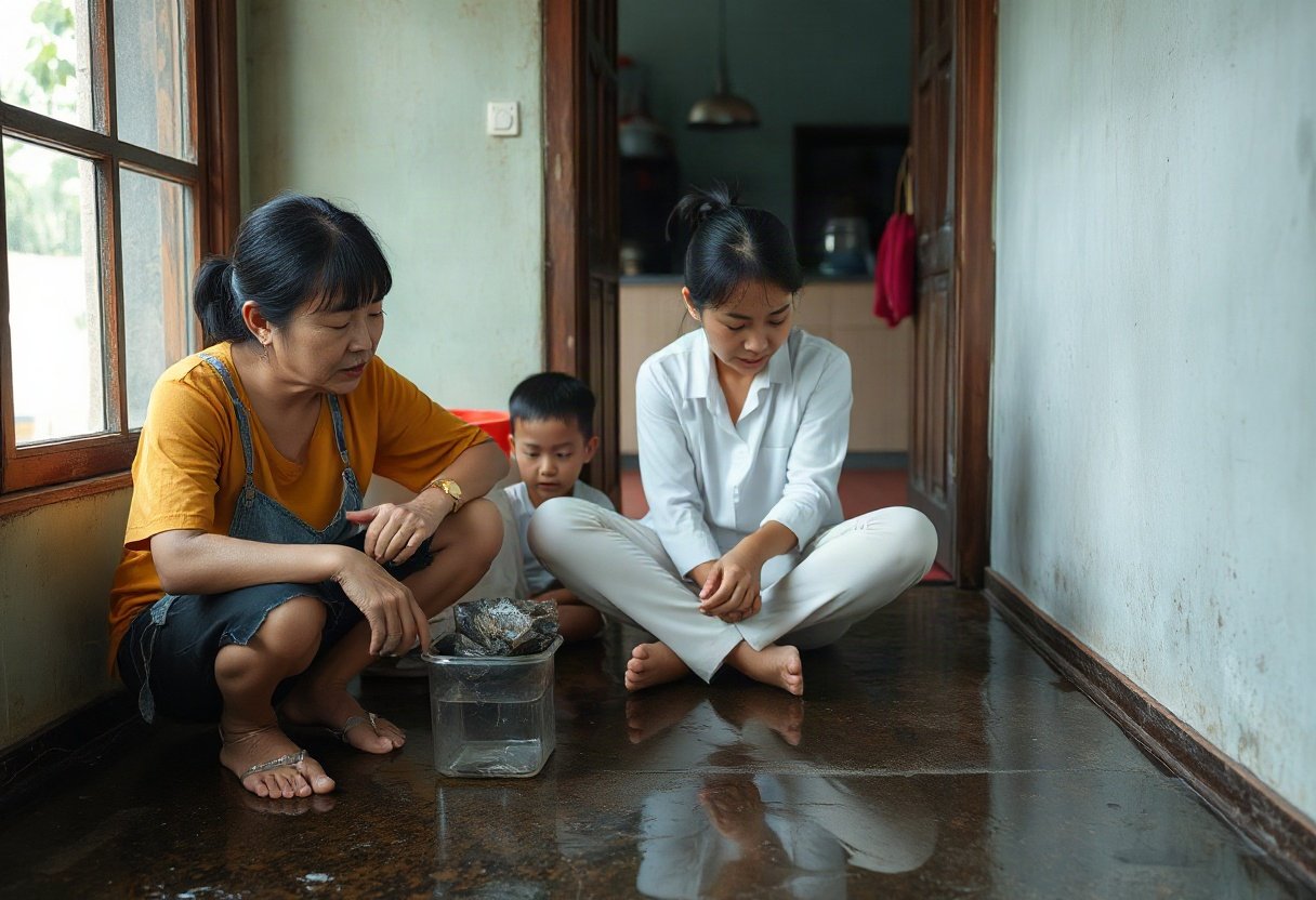 Ảnh hưởng của nền nhà ẩm ướt đến sức khỏe