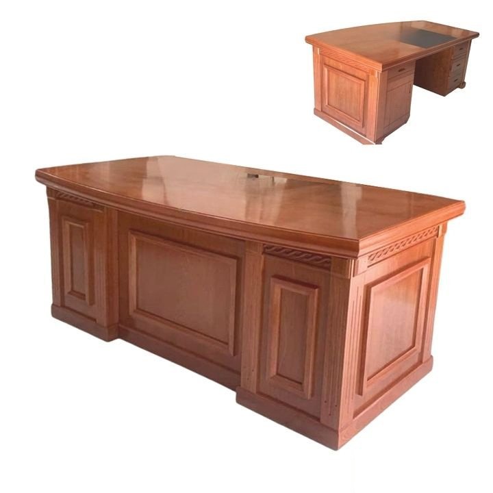 Bàn văn phòng gỗ xoan đào MS 2772