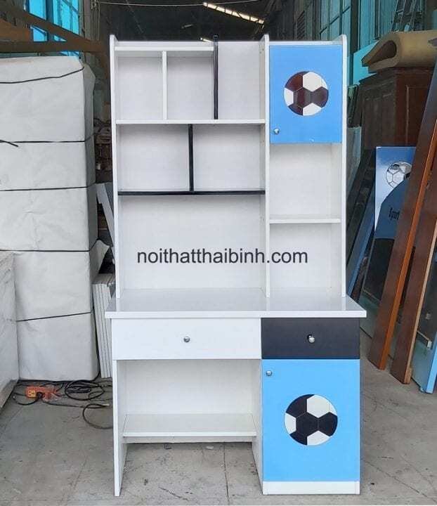 Bàn học có kệ sách đẹp giá rẻ MS 1116 - nhìn tổng thể